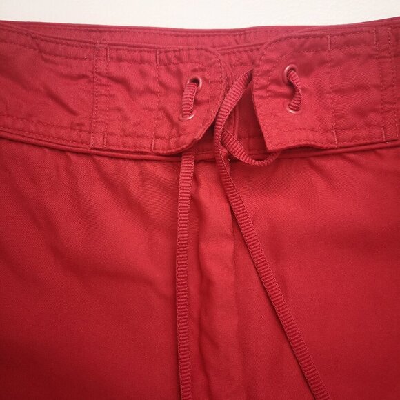 Izod Ladies Size 12 X-tra Dry Ankle Length Red Straight Wide Legs Golf Pants - Picture 6 of 12